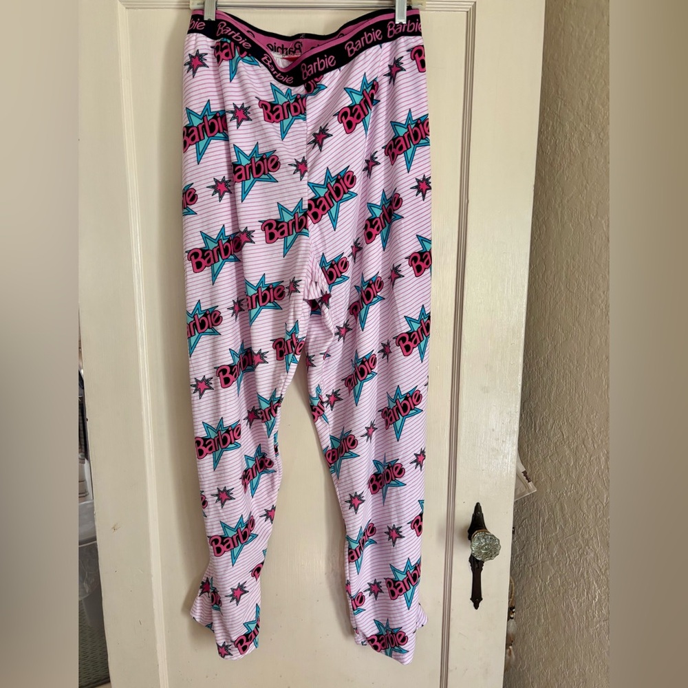 Barbie Pink Logo Star Lounge Pants 3X
